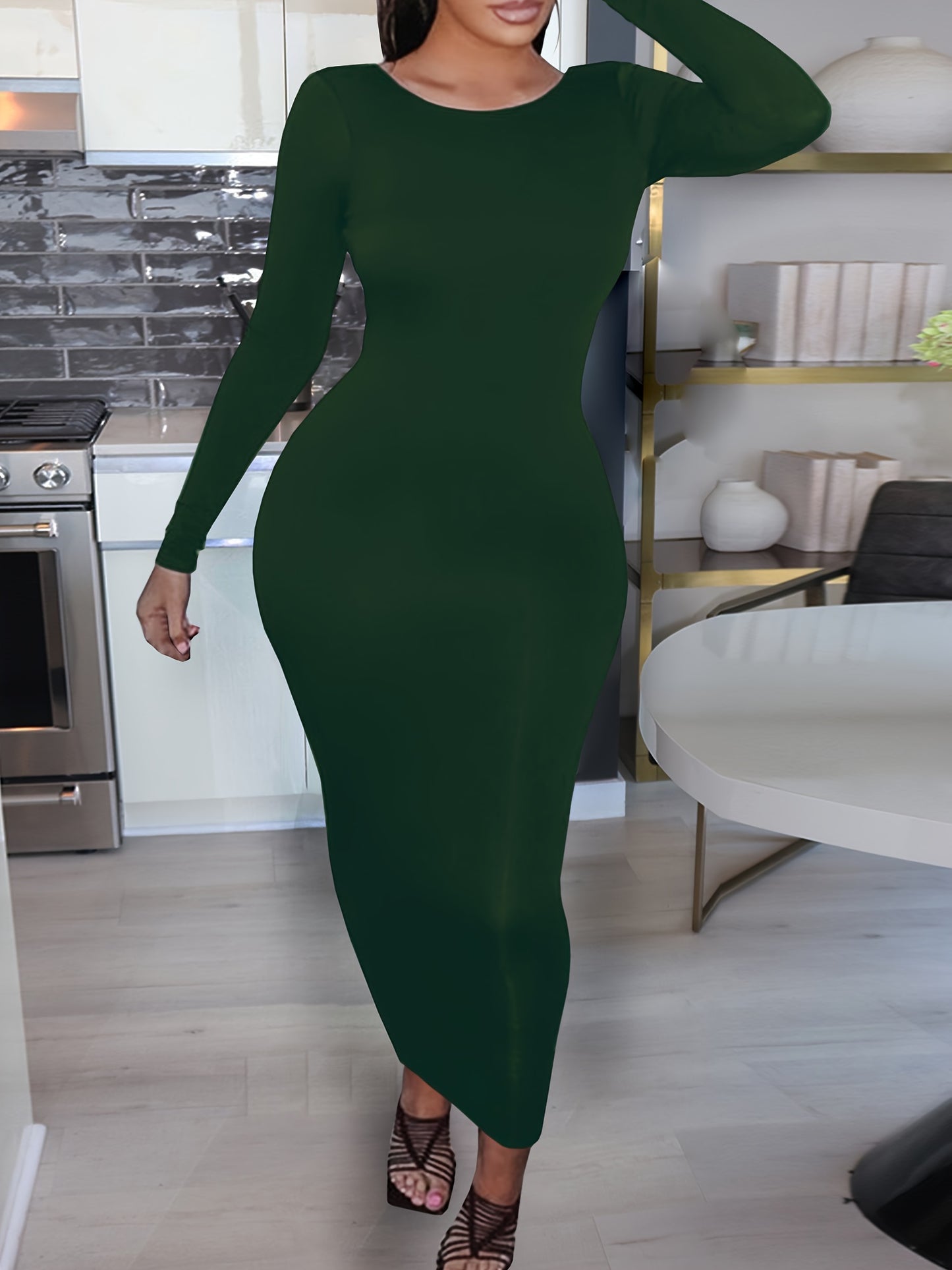 Women's Sexy Solid Lounge Dress