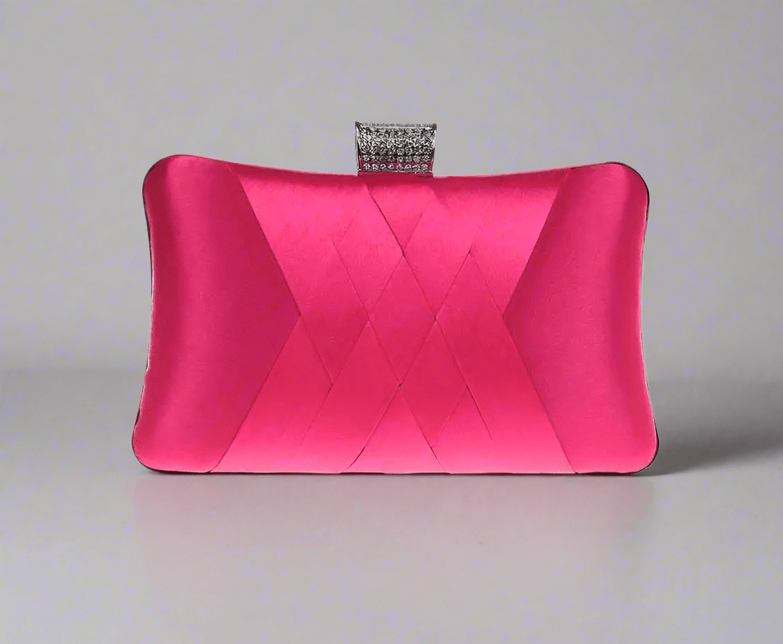 Color-soaked Satin Evening Clutch Bag - neasysspecialtease