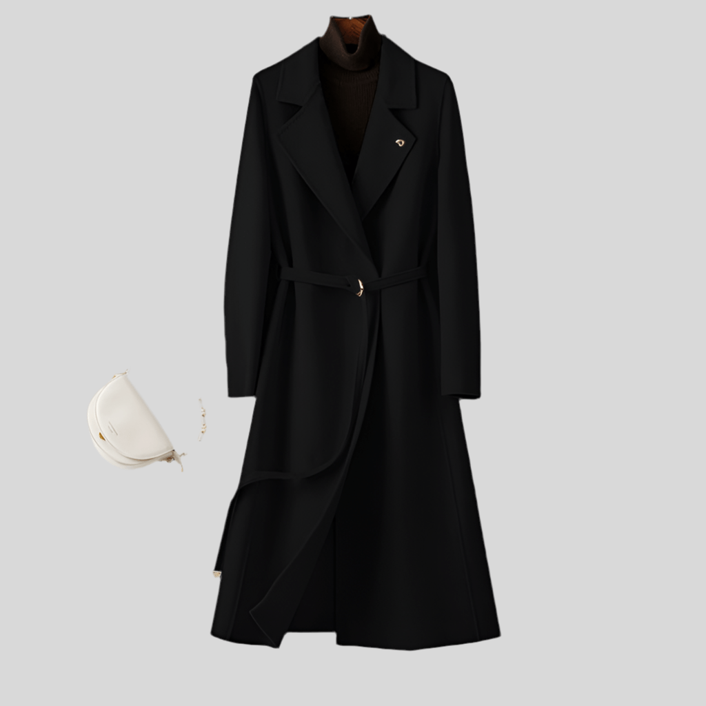 Sable Mid Length Long Length Belt Reversible Cashmere Coat - neasysspecialtease