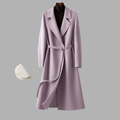 Sable Mid Length Long Length Belt Reversible Cashmere Coat - neasysspecialtease