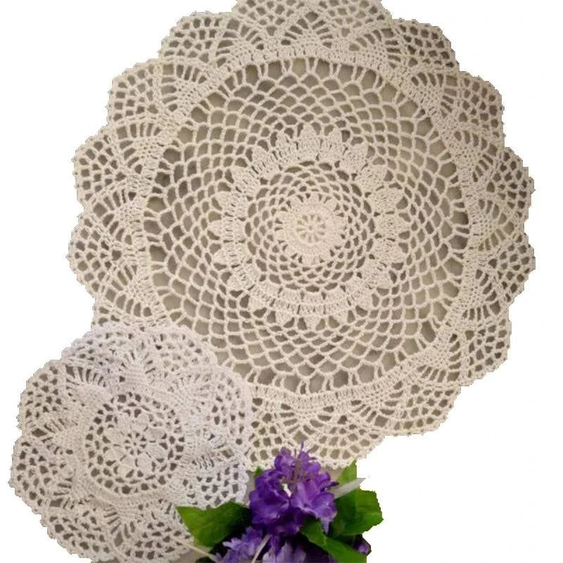 Handmade Cotton Lace Placemats & Coasters Set for Kitchen and Dining 2023 - neasysspecialtease