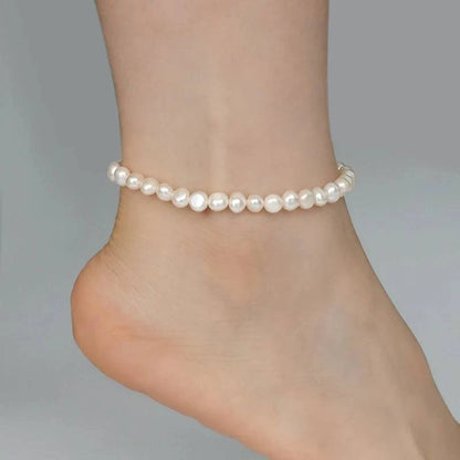 Natural Freshwater Pearl Anklet - neasysspecialtease