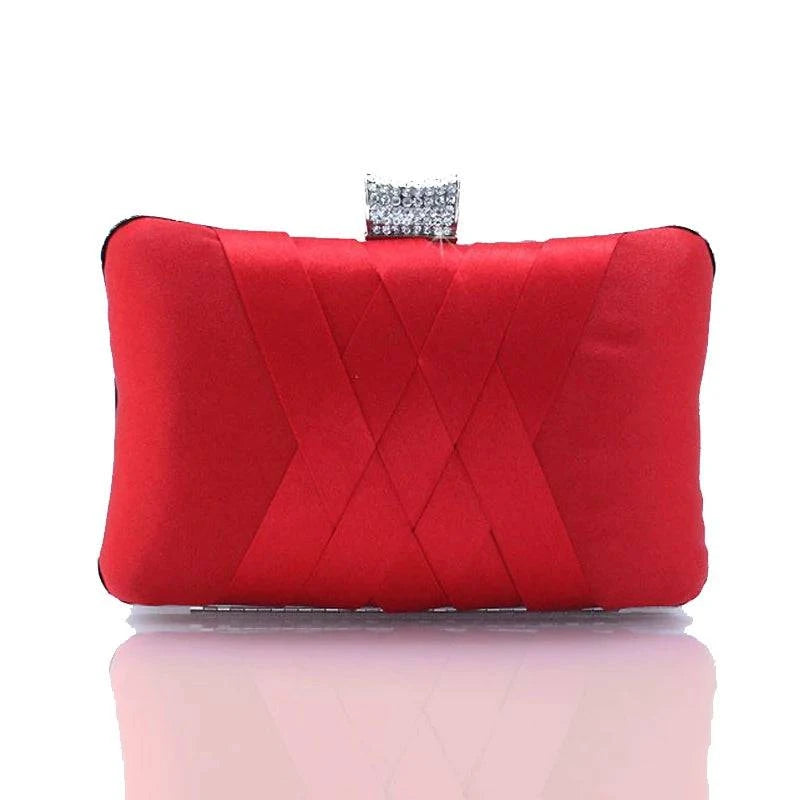 Color-soaked Satin Evening Clutch Bag - neasysspecialtease