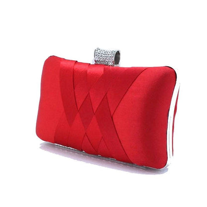 Color-soaked Satin Evening Clutch Bag - neasysspecialtease