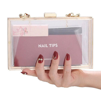 Trendy Acrylic Transparent Bag - neasysspecialtease