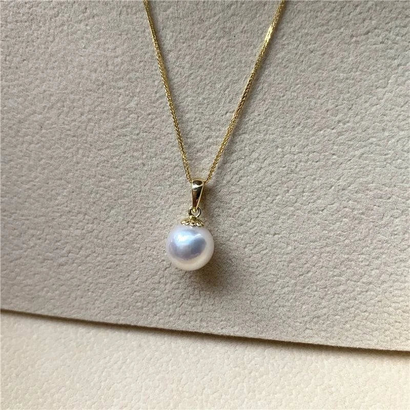 18K Gold Akoya Pearl Necklace - neasysspecialtease