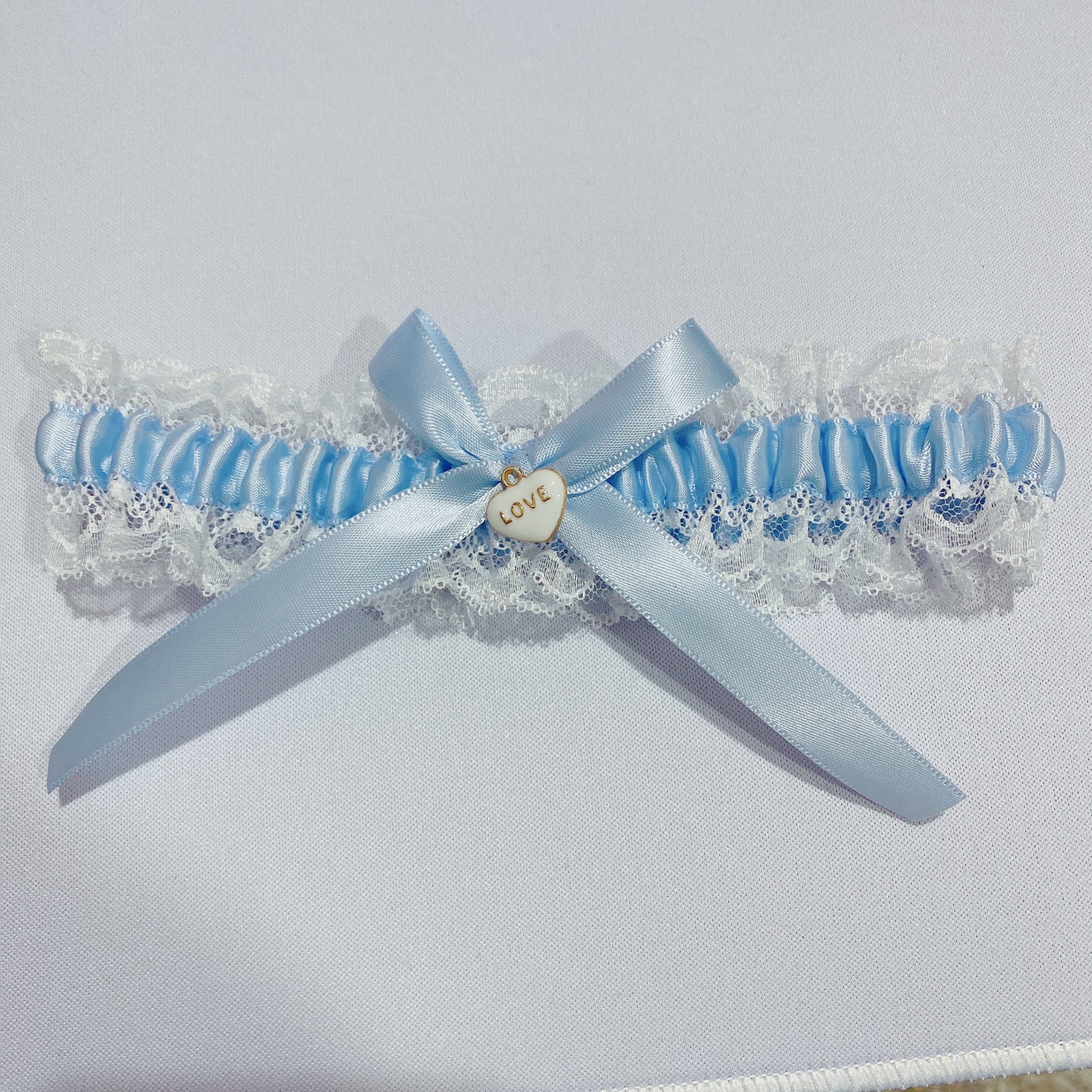 Rhinestone Snow Wedding Garter Belts - neasysspecialtease