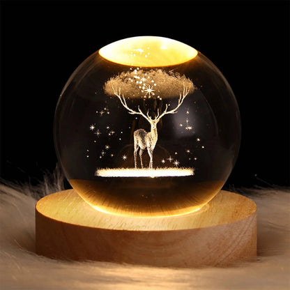 3D Crystal Ball Night Light - neasysspecialtease