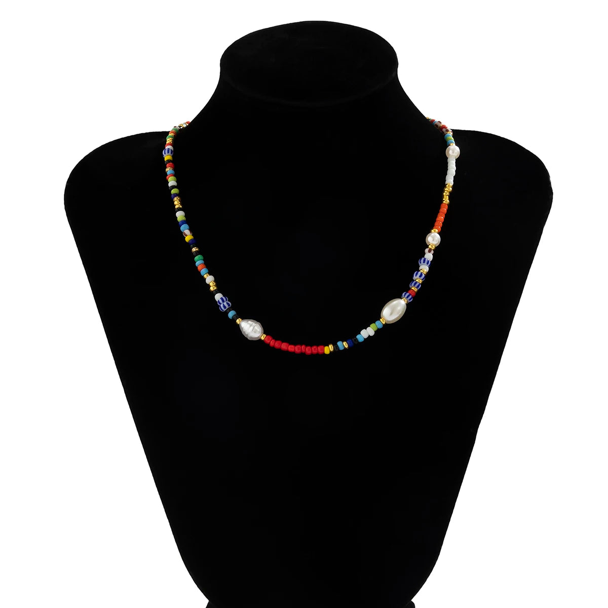 Colorful Beaded Choker