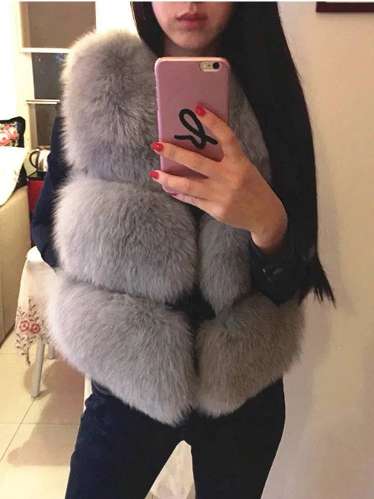 ZADORIN Faux Fur Vest - neasysspecialtease