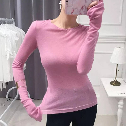 Long Sleeve Slim Fit T-Shirt - neasysspecialtease