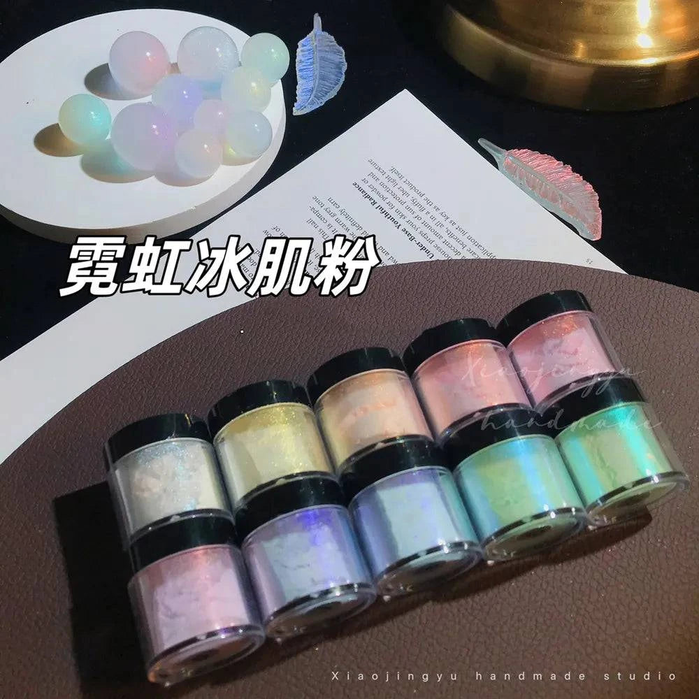 Multicolor Holographic Nail Pigment Powder - neasysspecialtease