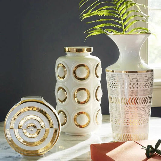 Luxury American Gold Flower Vase - Modern Home Decor - neasysspecialtease