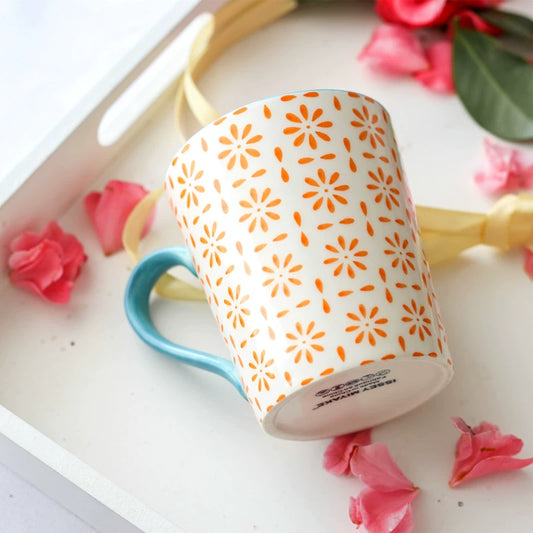 Vintage Hand-Drawn Ceramic Mug