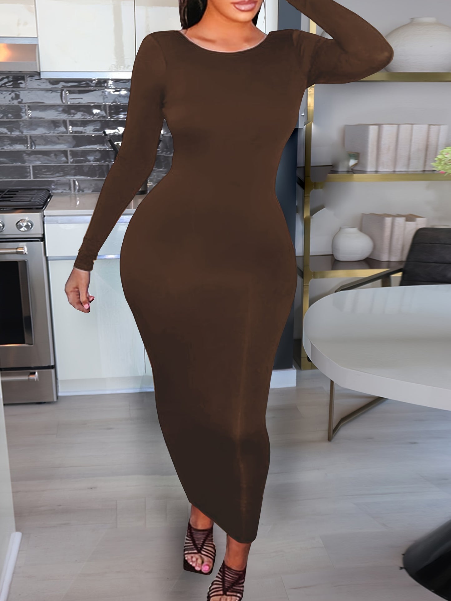 Women's Sexy Solid Lounge Dress